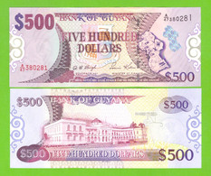 GUYANA 500 DOLLARS 2002- P-34b UNC - Guyana
