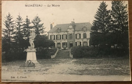 CPA MONETEAU 89 La Mairie - Moneteau