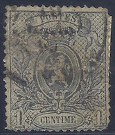 BELGICA 1866/67 - Yvert #23 - VFU - 1866-1867 Blasón