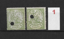 LOTE 2242 /// ESPAÑA 1889-1899 TELEGRAFOS  EDIFIL Nº 226T NSG  VARIEDAD DE COLOR // CATAL/COTE: 16€ - Telegrafi