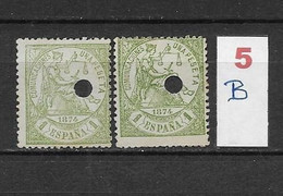 LOTE 2242 /// ESPAÑA 1889-1899 TELEGRAFOS  EDIFIL Nº 226T NSG  VARIEDAD DE COLOR // CATAL/COTE: 16€ - Telegrafi