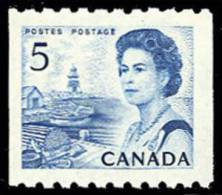 Canada (Scott No. 468 - Reine Elizabeth / Queen Elizabeth) [**] Roulette / Coil - Rollo De Sellos