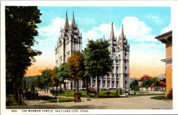 Utah Salt Lake City The Mormon Temple Curteich - Salt Lake City