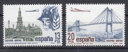 Spain 1981 Airmail Mi#2524-2525 Mint Never Hinged - Ungebraucht