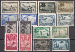 Spain 1930 Airmail Iberoamericana Mi#554-561 Diff. Colours, Mint Hinged - Nuovi