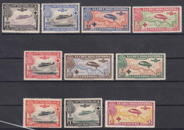 Spain 1926 Airmail Mi#312-321 Mint Hinged - Unused Stamps