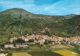 07 - Rochemaure - Vue Générale Aérienne - Au Fond, Le Château - Rochemaure