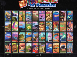 United States, USA, 2006 Wonders Of America, Full Sheet, Nature, Landscape - Neufs