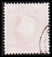 1871. PORTUGAL. Luis I. 100 REIS Perforated 12½. (Michel 41yB) - JF530283 - Usati