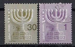 ISRAEL 1710-1711,used,falc Hinged - Usados (sin Tab)