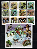 Mali -1998 The 90th Anniversary Of Scouting - Natural History  -12st+1 S/s.-MNH** - Mali (1959-...)