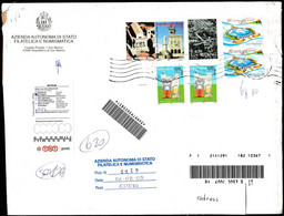 San Marino - Postal History & Philatelic Cover With Registered Letter - 202 - Postwaardestukken