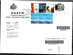 San Marino - Postal History & Philatelic Cover With Registered Letter - 205 - Postal Stationery