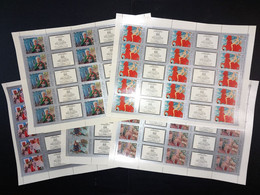 RUSSIA MNH (**1978 The 100th Anniversary Of The Birth Of K.S. Petrov-Vodkin )Mi 4757--61 - Full Sheets