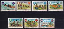 GRENADA / GRENADINEN 237 - 243 Gestempelt, Karibisches Pfandfinderterffen Auf Jamaica (Nr.1289) - Used Stamps