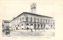 ITALIE - BOLOGNA - Palazzo Del Podestà E Fontana Del Nettuno - Carte Postale Ancienne - Other & Unclassified