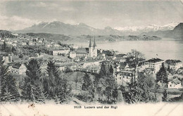 Luzern Lucerne Et Le Rigi  Oud Der Rigi - Lucerna