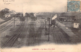 FRANCE - 17 - SAINTES - La Gare Et Les Quais - Carte Postale Ancienne - Saintes