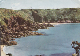 United Kingdom PPC Guernsey Moulin Huet And Petit Port Bays GUERNSEY 1958 SØBORG Denmark (2 Scans) - Guernsey