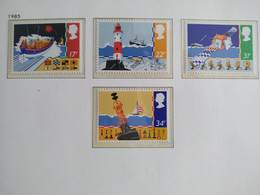 GRANDE BRETAGNE UK 1985 Y&T 1182 /1185 SG 1286 /1289 - Timbres Personnalisés