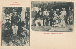 Raiatea Teraupoo Chief And Royal Family Queen Tuarii In Avera Pioneer Before 1903  Edit Hanni - French Polynesia