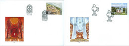 Slovakia - 2023 - Tatev Monastery And St. George’s Church - Joint Issue With Armenia - Set Of 2 FDC (first Day Covers) - FDC