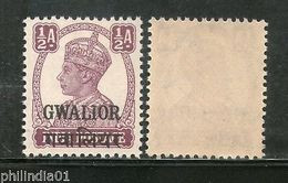 India Gwalior State KG VI �An SG 119 / Sc 101 Postage Stamp MNH - Gwalior
