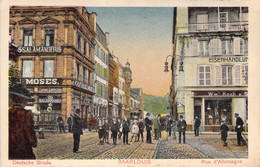 ALLEMAGNE - SAARLOUIS - Deutshe StraBe - Rue D'Allemagne - Carte Postale Ancienne - Kreis Saarlouis