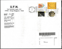 San Marino - Postal History & Philatelic Cover With Registered Letter - 382 - Postwaardestukken