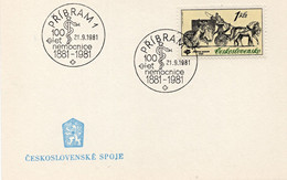 Occasional Postage Stamp - Příbram - Hospital - Pharmacy - 100 Years Of Hospital - Snake - Pharmacy