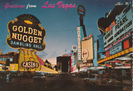 Greetings From Las Vegas, The Golden Nugget Gambling Hall And Casino Fremont Street - Las Vegas