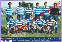 653> < Squadra PRO PATRIA > Foto Riproduzione - Periodo Originale: 1955-56 - Deportes