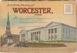 Souvenir Folder Of Worcester, Massachusetts - Worcester