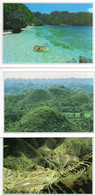 Lot De 3  CPM * Philippines * Bohol .Bangaan & Palawan - Philippines