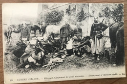 CPA Guerre 1914-1915 RIBECOURT 60 Campement De Spahis Marocains - Ribecourt Dreslincourt