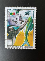 Sénégal 1977 Mi. E629 20F Oblitéré Used Airmail Poste Aérienne Evolution De La Pêche Fischfang Fishing RARE - Senegal (1960-...)