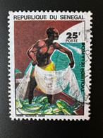 Sénégal 1977 Mi. A629 25F Oblitéré Used Evolution De La Pêche Fischfang Fishing RARE - Sénégal (1960-...)