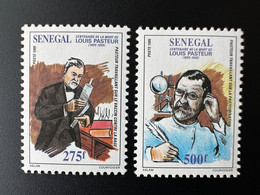 Sénégal 1995 Mi. 1375 - 1376 Centenaire De La Mort De Louis Pasteur 1895 Health Santé Vaccin - Sénégal (1960-...)