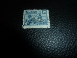 Republica Argentina - 12 De Octubre (1492-1929) - 12 Centavos - Yt 339 - Bleu-gris - Oblitéré - Année 1929 - - Usados