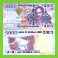 SIERRA LEONE 5000 LEONES 2010 P-32a UNC - Sierra Leone