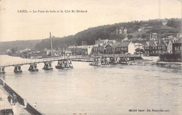 FRANCE - 60 - Creil - Le Pont De Bois Et La Cité St-Médard - Editeur : Izard  - Carte Postale Ancienne - Creil