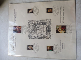 Belgique Belgie  Souvenir Rubens Rare Grand Format Tres Bon Etat Gestempelt / Oblitéré Antwerpen 1976 Rubens - Documents Commémoratifs