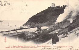 FRANCE - 22 - Saint-Brieuc - Tour De Cesson - Train Passant Sous Le Tunnel - Editeur : JB Barat - Carte Postale Ancienne - Saint-Brieuc