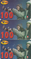 Greenland, GL-TUS-0005, Two Girls With Mobile Phone, 2 Scans 3 Different Expiry01-10-2006, 01-12-2006 And 04-01-2007. - Groenland