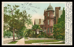 * OAKLAND - A Typical Residence Street - Colorisée - 378 - Edit. EDWARD MITCHELL - PARIS ETRANGER SAN FRANCISCO 1907 - Oakland