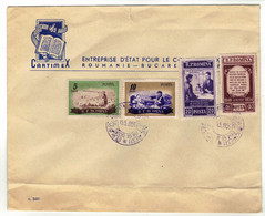 First Flight Romanian Cover, 1956 - Brieven En Documenten