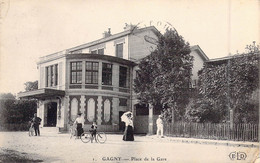 FRANCE - 93 - Gagny - Place De La Gare - Carte Postale Ancienne - Gagny