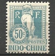 INDOCHINE TAXE N° 13  NEUF*  TRACE DE CHARNIERE / MH - Segnatasse