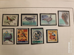 1959 Japan Nippon	Birds Flowers (AL8) - Used Stamps