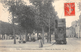 CPA 92 FONTENAY AUX ROSES / PLACE DE LA MAIRIE / TRAMWAY - Fontenay Aux Roses